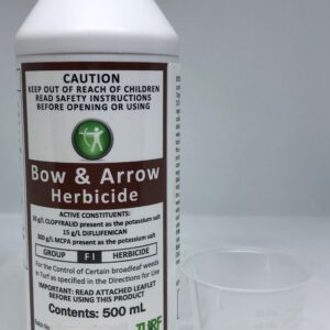 Bow And Arrow (20 g/L CLOPYRALID present as the potassium salt, 15 g/L DIFLUFENICAN, 300 g/L MCPA present as the potassium salt)