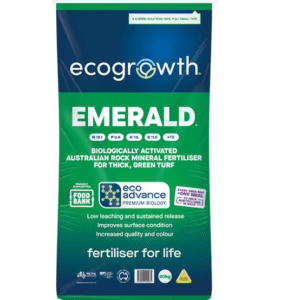Ecogrowth emerald fertiliser in 20kg bag